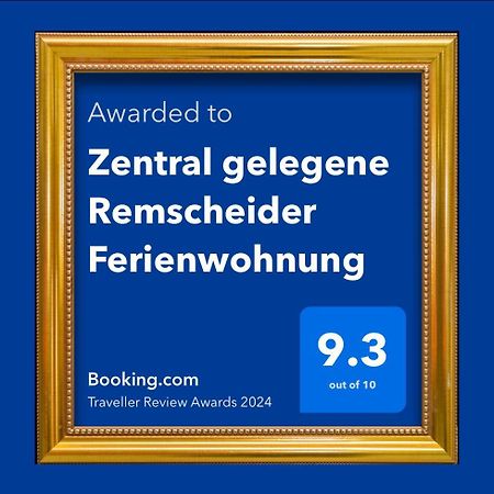 Zentral Gelegene Remscheider Ferienwohnung Екстериор снимка