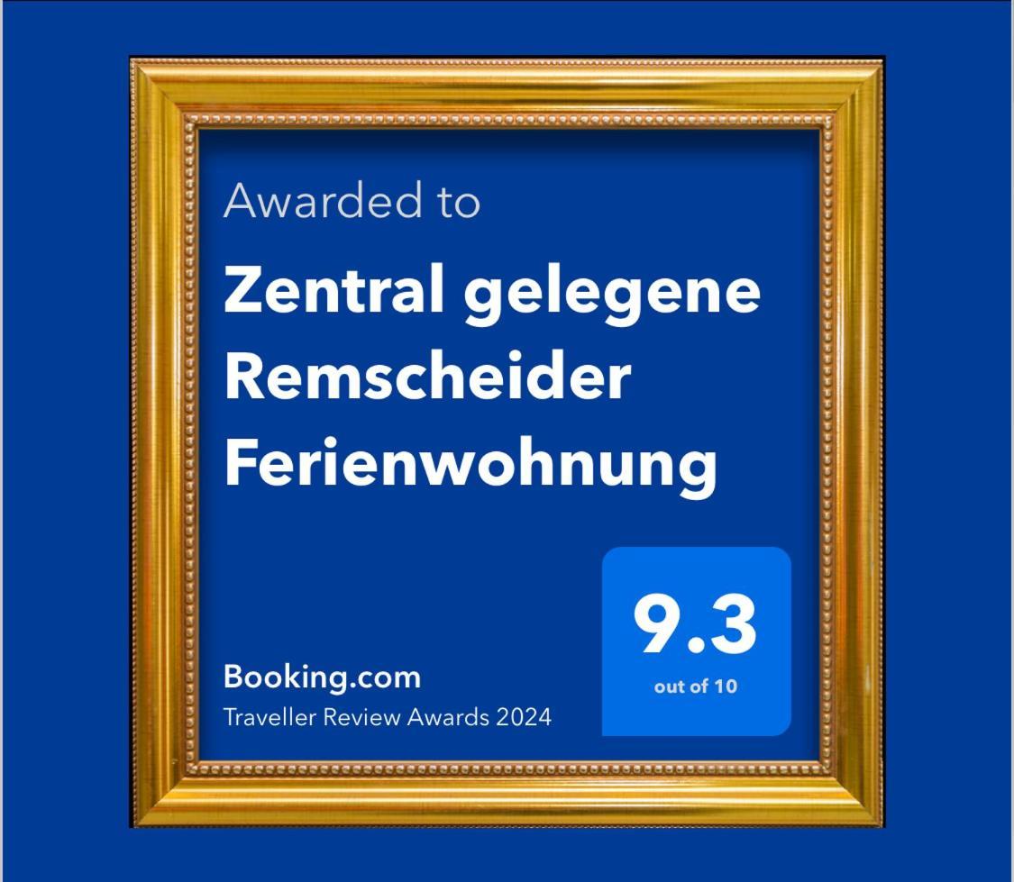 Zentral Gelegene Remscheider Ferienwohnung Екстериор снимка